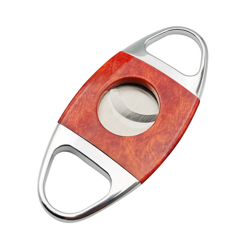 Pure Copper Cigar Cutter Stainless Steel Double Edged Metal Pliers Tool Accessories Cigar Holder
