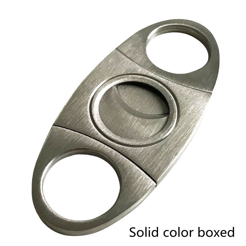 Pure Copper Cigar Cutter Stainless Steel Double Edged Metal Pliers Tool Accessories Cigar Holder
