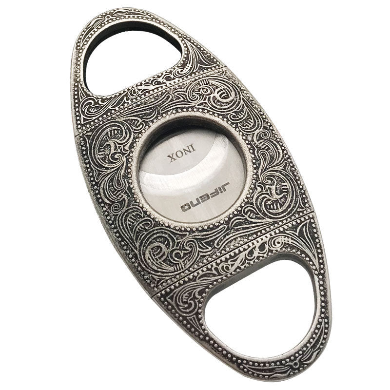 Pure Copper Cigar Cutter Stainless Steel Double Edged Metal Pliers Tool Accessories Cigar Holder